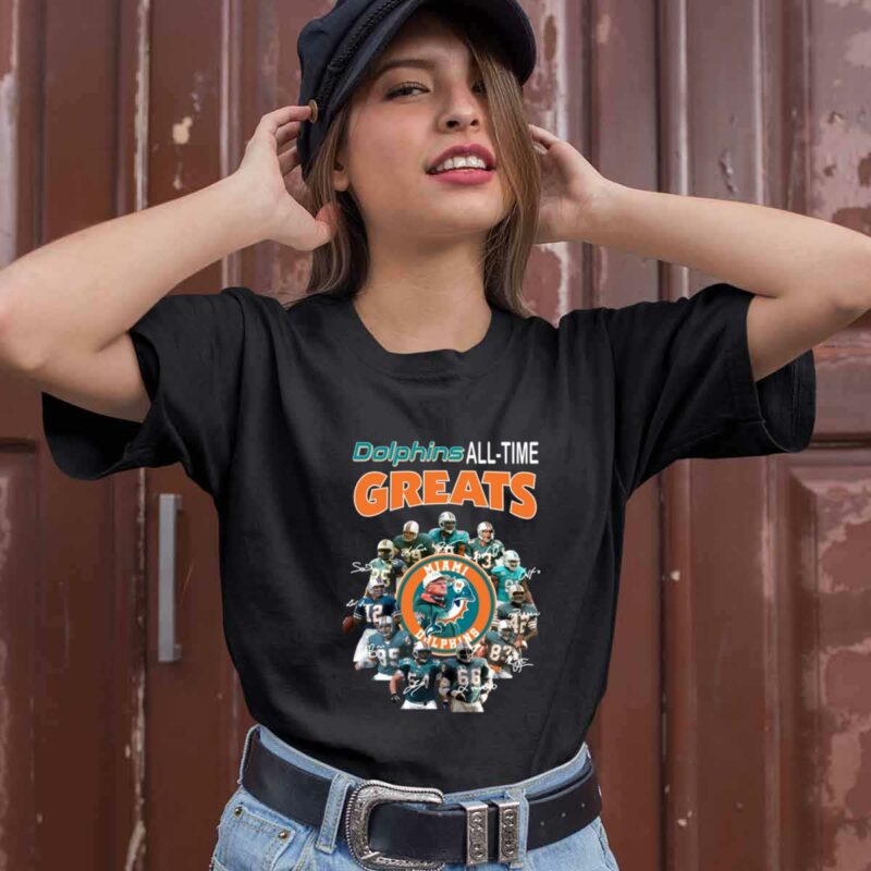 Miami Dolphins All Time Greats 0 T Shirt