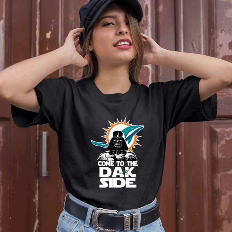 Miami Dolphins Come To The Dak Side Dark Vader 0 T Shirt