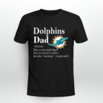 Miami Dolphins Like A Normal Dad But So Much Cooler 4 T Shirt