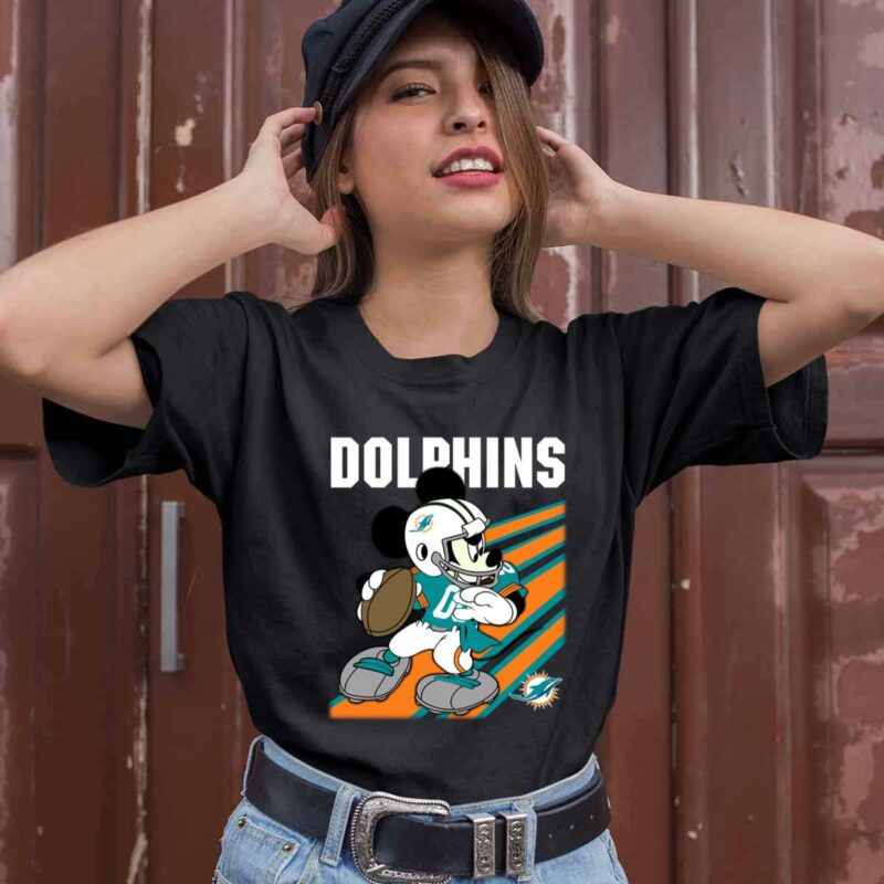 Miami Dolphins Mickey Mouse Disney 0 T Shirt