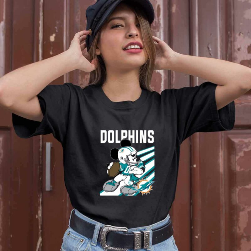 Miami Dolphins Mickey Mouse Disney Football 0 T Shirt
