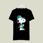 Miami Dolphins Snoopy Double Middle Fingers Fck You 3 T Shirt