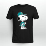 Miami Dolphins Snoopy Double Middle Fingers Fck You 4 T Shirt