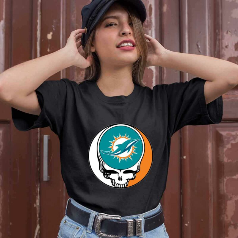 Miami Dolphins Steal Your Face Football Fan Supporter Grateful Dead 0 T Shirt