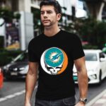 Miami Dolphins Steal Your Face Football Fan Supporter Grateful Dead 1 T Shirt