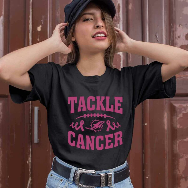 Miami Dolphins Tackle Breast Cancer 0 T Shirt