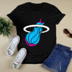 Miamis vices heat basketbal 2 T Shirt
