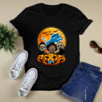 Michael Myers Freddy Krueger Jason Voorhees Detroit Lions Halloween 2 T Shirt