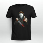 Michael Myers Halloween Middle Finger Horror Movie 2 T Shirt