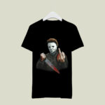 Michael Myers Halloween Middle Finger Horror Movie 3 T Shirt