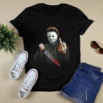 Michael Myers Halloween Middle Finger Horror Movie 4 T Shirt