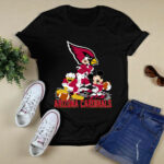 Mickey Donald Goofy Arizona Cardinals 2 T Shirt