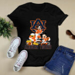 Mickey Donald Goofy Auburn Tigers 4 T Shirt