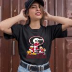 Mickey Donald Goofy Georgia Bulldogs 3 T Shirt