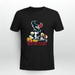 Mickey Donald Goofy Houston Texans 3 T Shirt