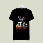 Mickey Donald Goofy Houston Texans 4 T Shirt