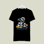 Mickey Donald Goofy Los Angeles Rams 4 T Shirt