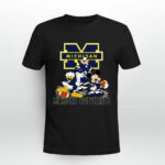 Mickey Donald Goofy Michigan Wolverines 0 T Shirt