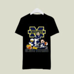 Mickey Donald Goofy Michigan Wolverines 1 T Shirt