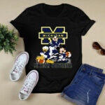Mickey Donald Goofy Michigan Wolverines 4 T Shirt