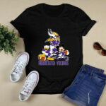 Mickey Donald Goofy Minnesota Vikings 2 T Shirt