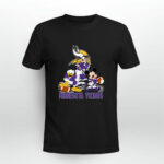 Mickey Donald Goofy Minnesota Vikings 3 T Shirt