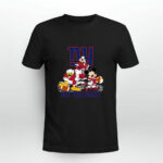Mickey Donald Goofy New York Giants 3 T Shirt