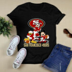 Mickey Donald Goofy San Francisco 49ers 2 T Shirt