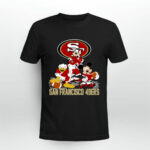 Mickey Donald Goofy San Francisco 49ers 3 T Shirt