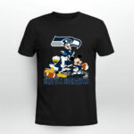 Mickey Donald Goofy Seattle Seahawks 3 T Shirt