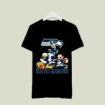 Mickey Donald Goofy Seattle Seahawks 4 T Shirt