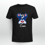 Mickey Mouse Baseball Chicago Cubs 2 T Shirt