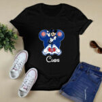 Mickey Mouse Baseball Chicago Cubs 4 T Shirt