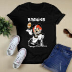 Mickey Mouse Cleveland Browns 2 T Shirt