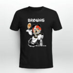 Mickey Mouse Cleveland Browns 4 T Shirt