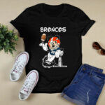 Mickey Mouse Denver Broncos Football 4 T Shirt