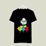 Mickey Mouse Hug Heart Autism Science 2 T Shirt