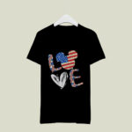 Mickey Mouse Love American Flag The 4th Of July 4 T Shirt