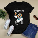 Mickey Mouse Miami Dolphins 3 T Shirt