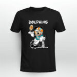 Mickey Mouse Miami Dolphins 4 T Shirt