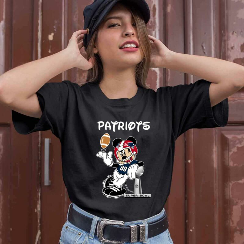 Mickey Mouse New England Patriots 0 T Shirt