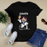 Mickey Mouse New York Giants 4 T Shirt