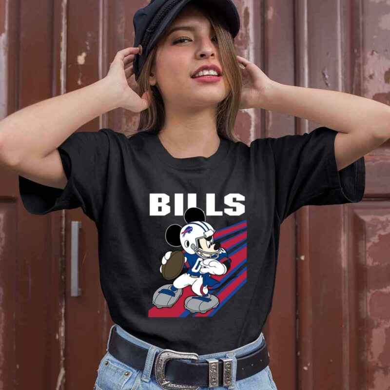 Mickey Mouse Play For Buffalo Bills 0 T Shirt