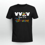 Mickey Mouse autism dare to be differen 3 T Shirt