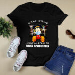 Mickey Mouse stay home and listen to Bruce Springsteen 4 T Shirt