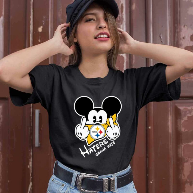 Mickey Team Pittsburgh Steelers Haters Gonna Hate 0 T Shirt