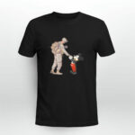 Mickey mouse and Army Soldier shaking hands 4 T Shirt