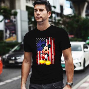 Mickey mouse independence day american flag 0 T Shirt