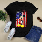 Mickey mouse independence day american flag 1542 T Shirt