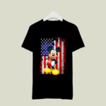 Mickey mouse independence day american flag 2 T Shirt